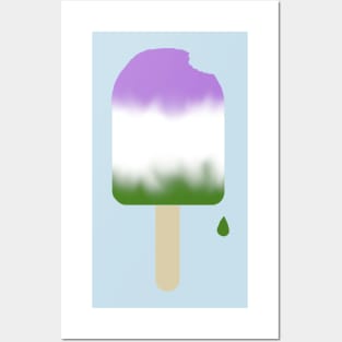 One Proud Popsicle - GQ Pride Flavor Posters and Art